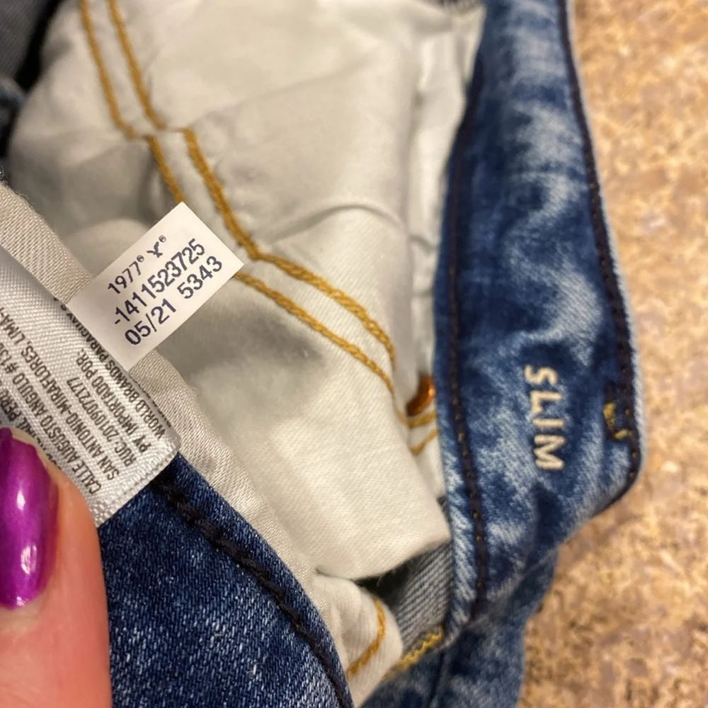 American Eagle Airflex+ Slim Blue Jeans Tag Says 33x30 - Picture 9 of 17